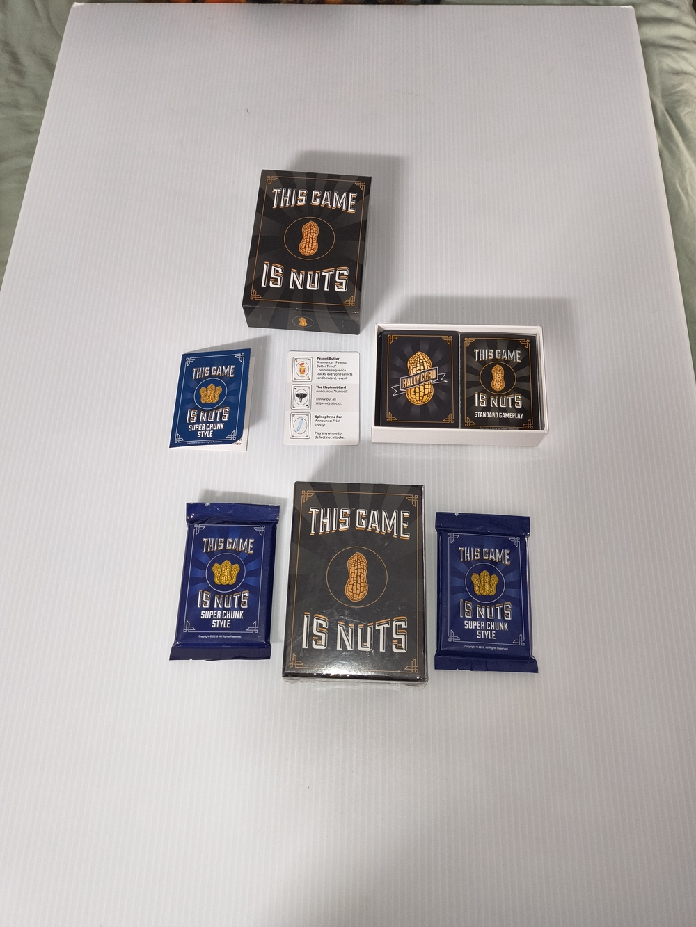 RARE This Game is Nuts Card Game Bundle w/ SeaIed  Expansion & 2 Games